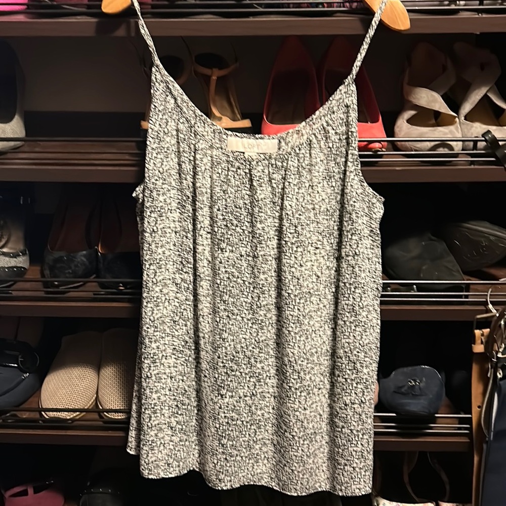 Woman’s Loft spaghetti strap blouse.  Size medium.